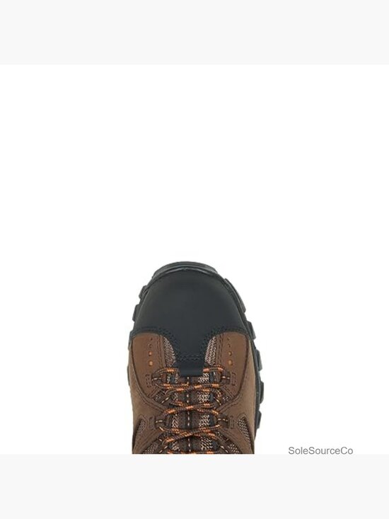 Steel Toe Mid Height Work Boot Lace-Up Leather Men\'s Boots